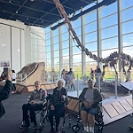 Charter Senior Living of Franklin in Franklin, Tennessee, resident off-site trip to a museum