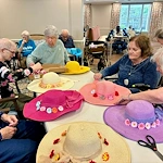 Charter Senior Living of Danvers resident activity - craft