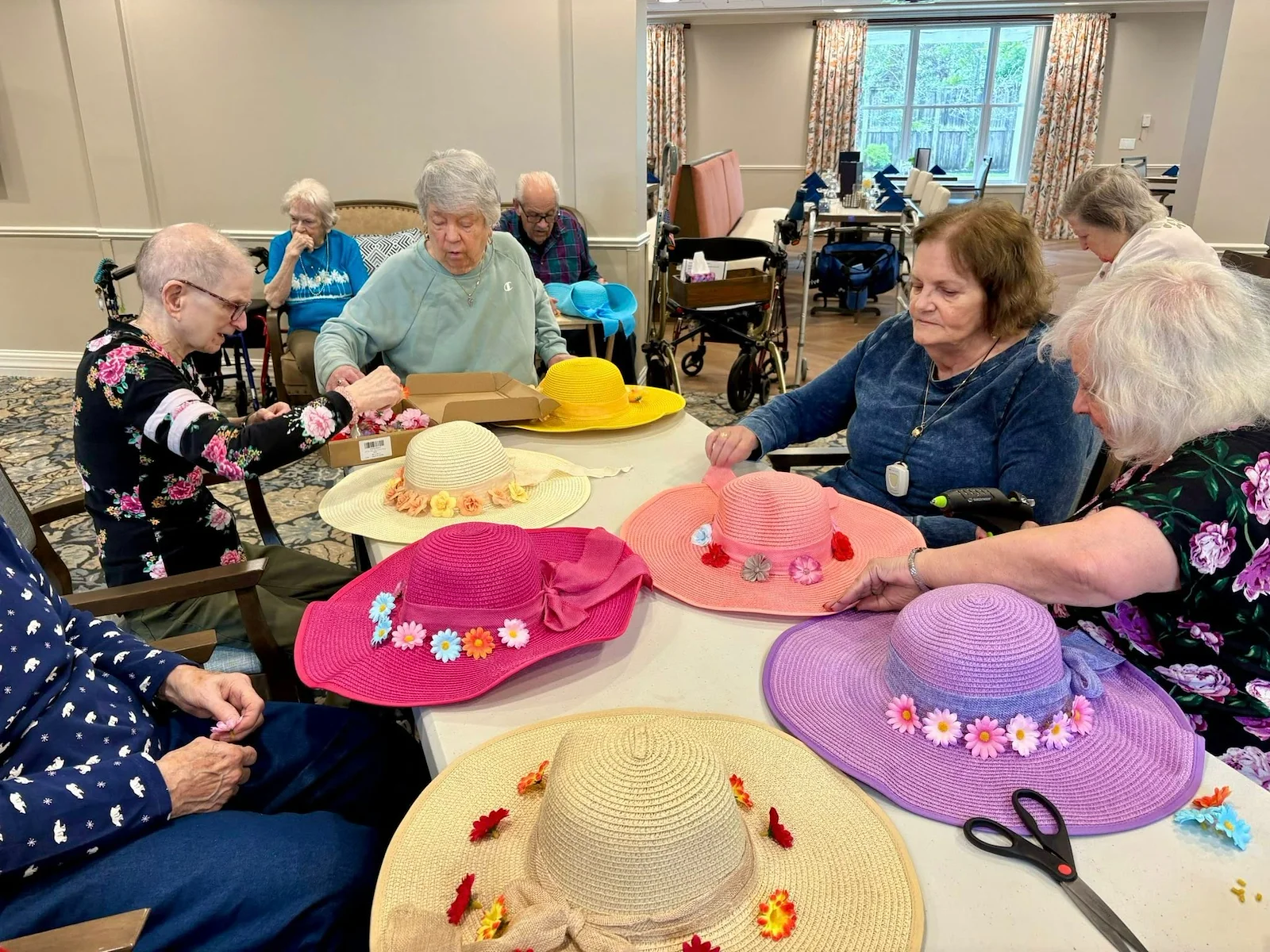 Charter Senior Living of Danvers resident activity - craft