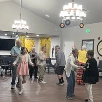 Marlton Gardens Gracious Retirement Living Hawthorn Senior Independent Living in Marlton, New Jersey residents dancing