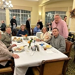 Brookdale Franklin Independent Living in Franklin, TN, residents sharing dinner with their families