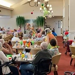 party at Meadowlark Estates Gracious Retirement Living Hawthorn Senior Independent Living in Lawrence, Kansas
