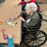 The Chateaus at Montclair Senior Memory Care in Shreveport, LA resident drawing