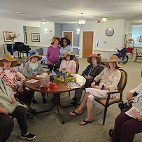 Charter Senior Living of Gainesville, Florida, resident engagement and residents socializing