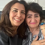 Our Nursing Director & Administrator, Mojgan with another one of her happy clients.