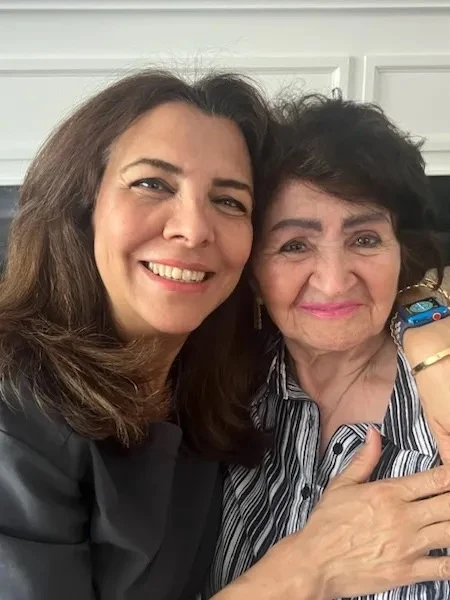 Our Nursing Director & Administrator, Mojgan with another one of her happy clients.