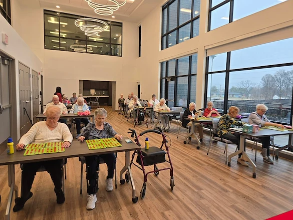 Astral at Franklin, senior living community offering independent living, assisted living, and memory care in Franklin, IN, resident activity - Bingo