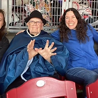 The Seasons@Alexandria (Assisted Living) resident outing to a baseball game