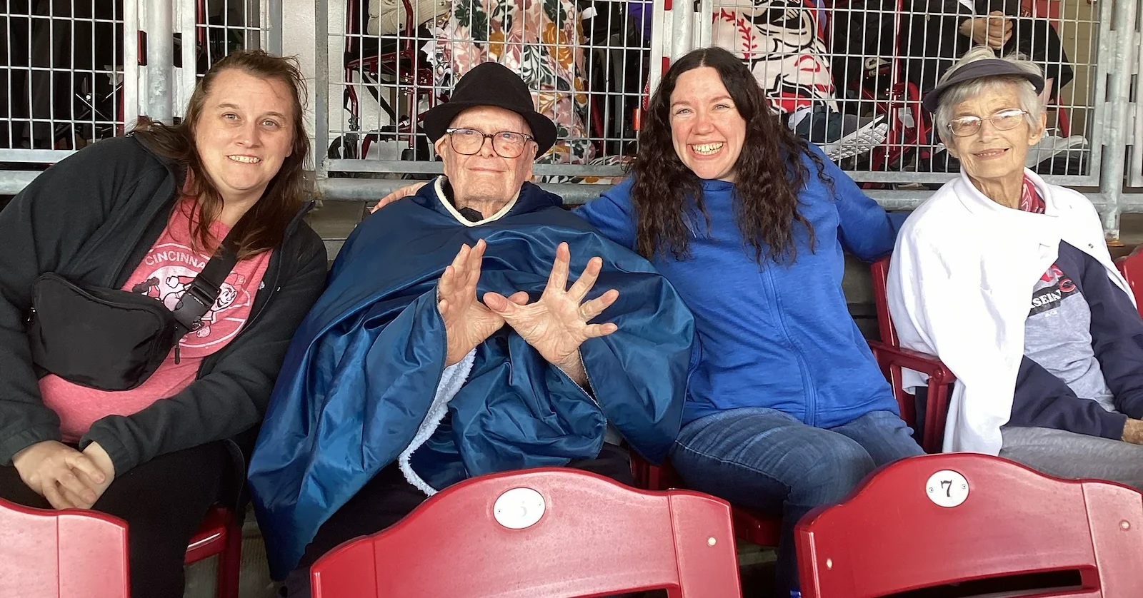 The Seasons@Alexandria (Assisted Living) resident outing to a baseball game