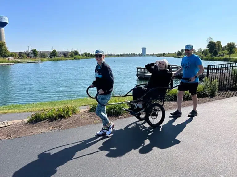Residents of Libery Place Take a Very Special Hike
