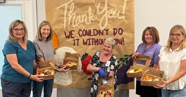 The Blake At Bossier City residents making charcuterie boards