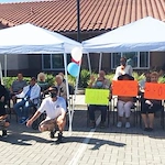 Professional Skateboarder Visits Residents of Vineyard Place Memory Care