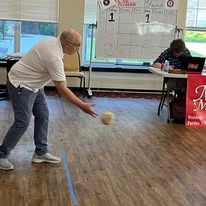 Ivy Creek Gracious Retirement Living Hawthorn Senior independent Living in Glen Mills, Pennsylvania resident playing a game