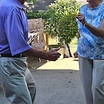 Aberdeen Crossings by New Perspective, senior living community offering assisted living in Highland Heights, OH, residents dancing