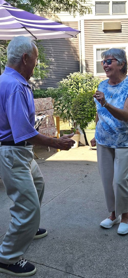 Aberdeen Crossings by New Perspective in Highland Heights, OH, residents dancing