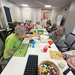 Charter Senior Living of Dedham in Dedham, MA, resident activity - Bingo
