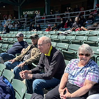 Westminster Village North Senior Living resident outing to a ball game