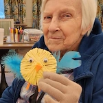 Residents of the Blake at Miramar got creative with hands-on crafts