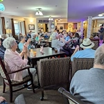 Park Vista Retirement Living North Hill East Moline, IL, residents enjoy entertainment