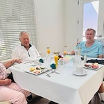 The Blake at St. Johns residents enjoyed a Bubble & Brunch Chef's Showcase