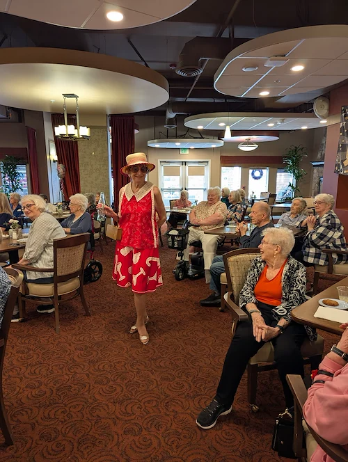 Chateau Bothell Landing in Bothell, WA, community event - fashion show