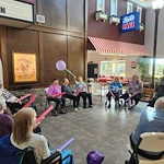 Fieldstone Memory Care of Silverdale residents enjoying an activity