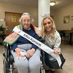 Ascension Living Via Christi Village Manhattan Senior Living in Manhattan, Kansas resident with Miss Kansas