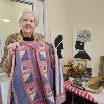 Alexis Estates Gracious Retirement Living by Hawthorn Senior Living, independent living in Allen, TX, resident showing craft