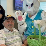 The Blake at Colonial Club residents celebrating Easter