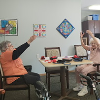 Mercy Village residents have fun with fitness