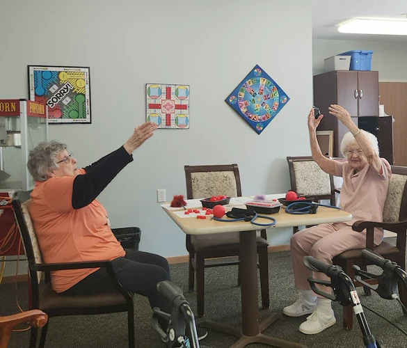 Mercy Village residents have fun with fitness