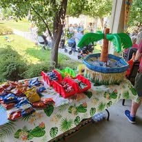 Avamere at Wenatchee Senior Living in Washington beach themed party