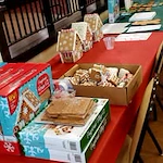 gingerbread houses at Springwood Landing Gracious Retirement Living Hawthorn Senior independent Living in Vancouver, Washington