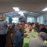 Colonial Harbor Gracious Retirement Living Hawthorn Senior Independent Living in Yorktown, Virginia residents in the dining room