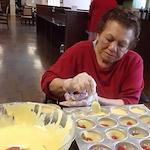 Porter Place Assisted Senior Living Memory Care in Tinley Park, IL resident baking