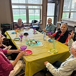 Noel Manor Retirement Living Verona, WI, residents enjoy a celebration