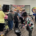 Avamere at Park Place Assisted Senior Living in Tigard, Oregon, residents enjoying a celebration