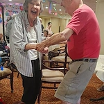 Mallard Cove Senior Living in Cincinnati, OH, residents dancing