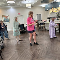 Bartlett Reserve Independent Living residents have fun dancing