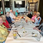 Cypress Springs Gracious Retirement Living Hawthorn Senior Independent Living in Lakewood Ranch, Florida residents at dinner