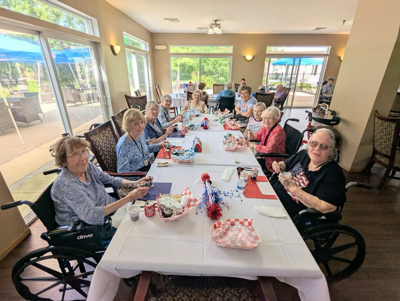 Park Vista Retirement Living North Hill East Moline, IL, residents socializing