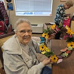 Fairmont residents got to make wreaths in celebration of the start of spring