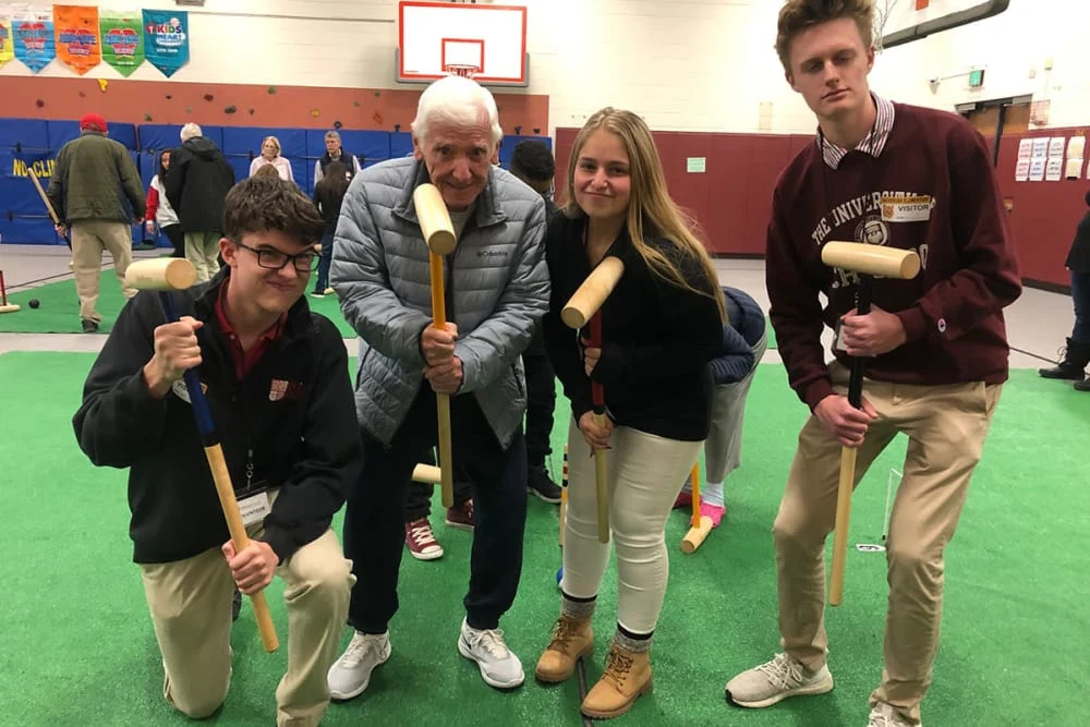 Chelsea Place Memory Care looking tough and ready to play a sport