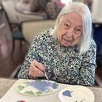 The Seasons@Alexandria (Assisted Living) painting activity