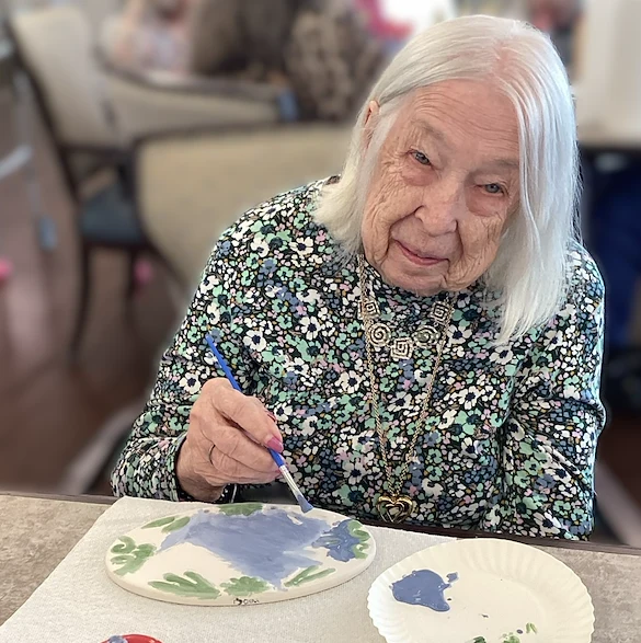 The Seasons@Alexandria (Assisted Living) painting activity