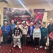 Fairview Estates Gracious Retirement Living Hawthorn Senior Independent Living in Hopkinton, Massachusetts residents attending a welcome party