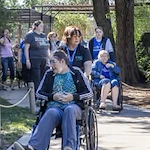 Ascension Living Via Christi Village McLean Senior Living in Wichita, Kansas residents going for a walk