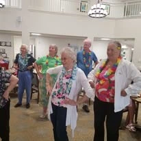 Kennedy Meadows Gracious Retirement Living Hawthorn Senior Independent Living in North Billerica, Massachusetts residents dancing