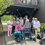 The Blake at Charlottesville residents at Southwest Mountains Vineyards