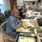 Covenant Living at Inverness in Tulsa, OK, resident activity - painting